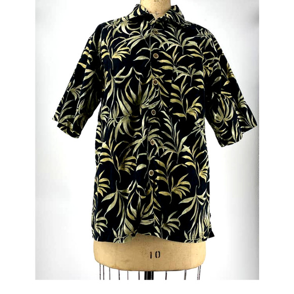 OP Sport Mens Vintage Hawaiian Casual Button Front Cotton Shirt Size Small - Picture 8 of 8